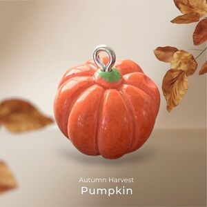 Autumn Harvest Pumpkin Pendant Necklace